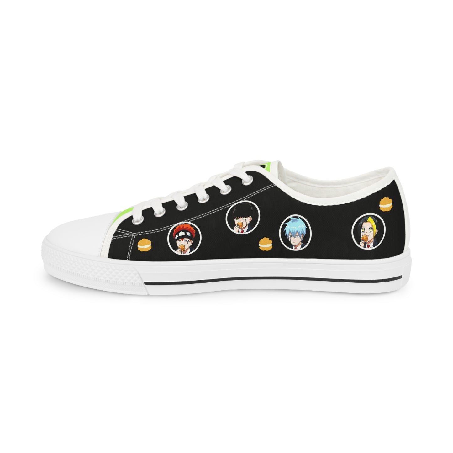 Mashle - 3 Outta 4 Ain't Bad Men's Green & Black Low Top Sneakers