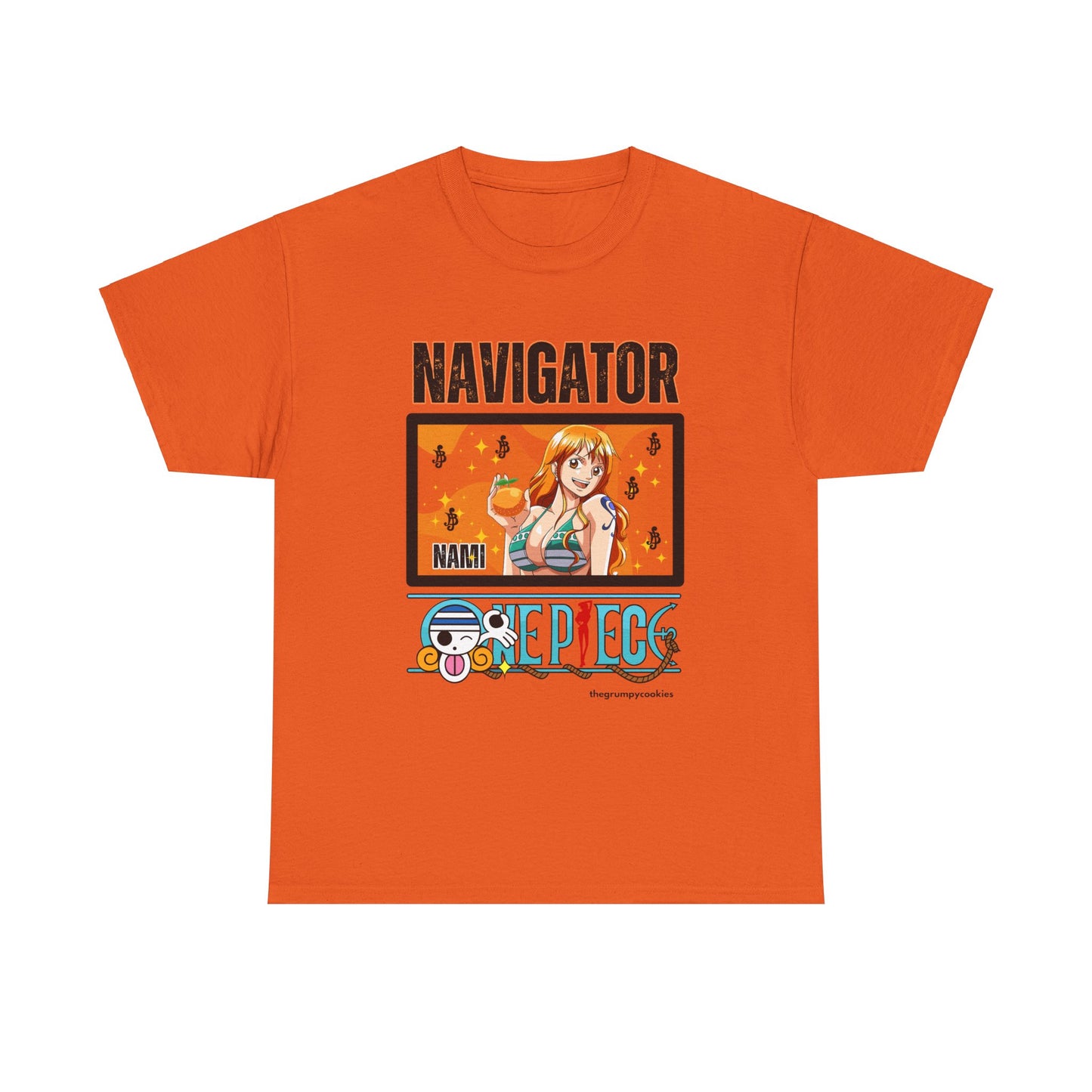 One Piece - Navigator Nami Unisex Heavy Cotton Tee