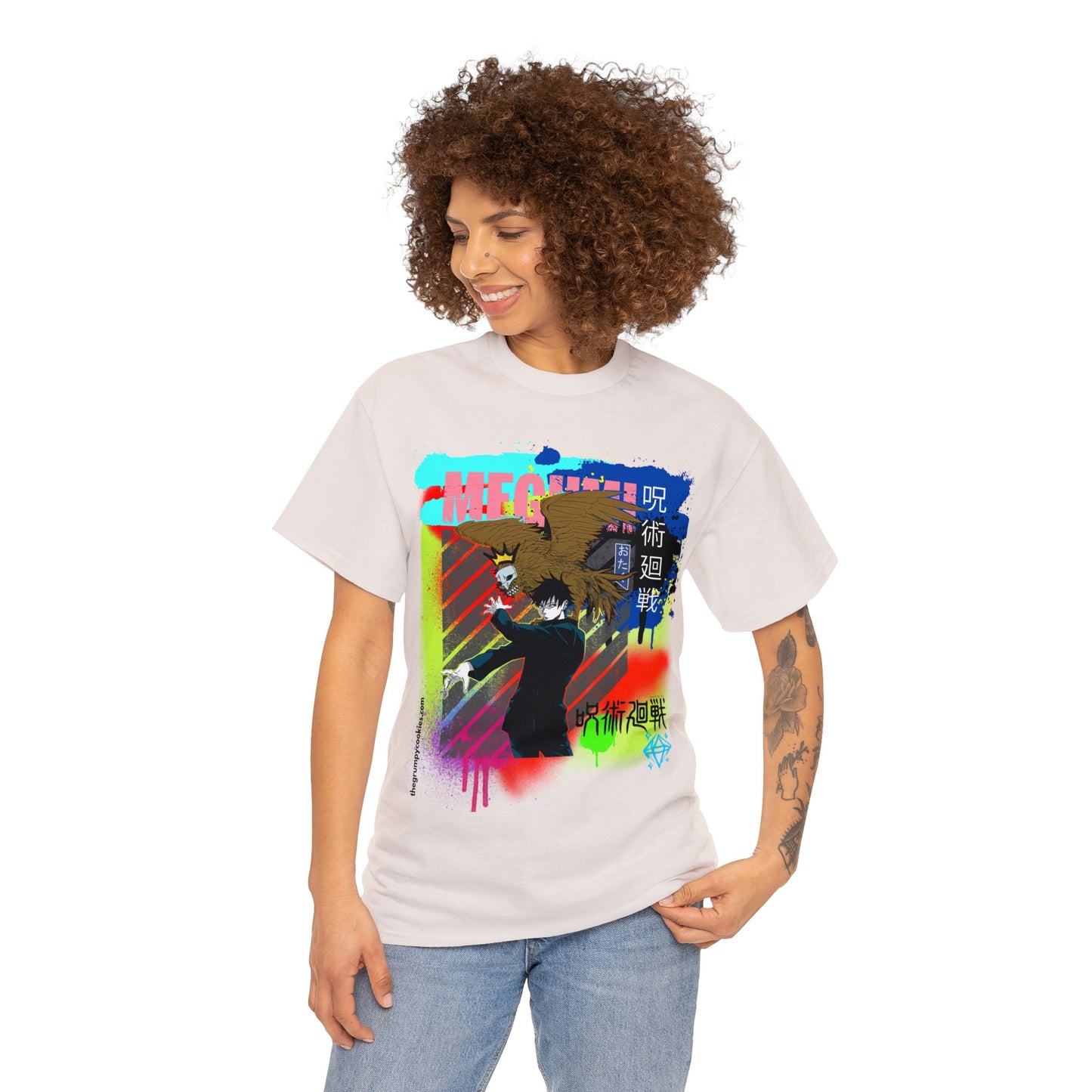 Jujutsu Kaisen - Megumi & Nue Unisex Heavy Cotton Tee