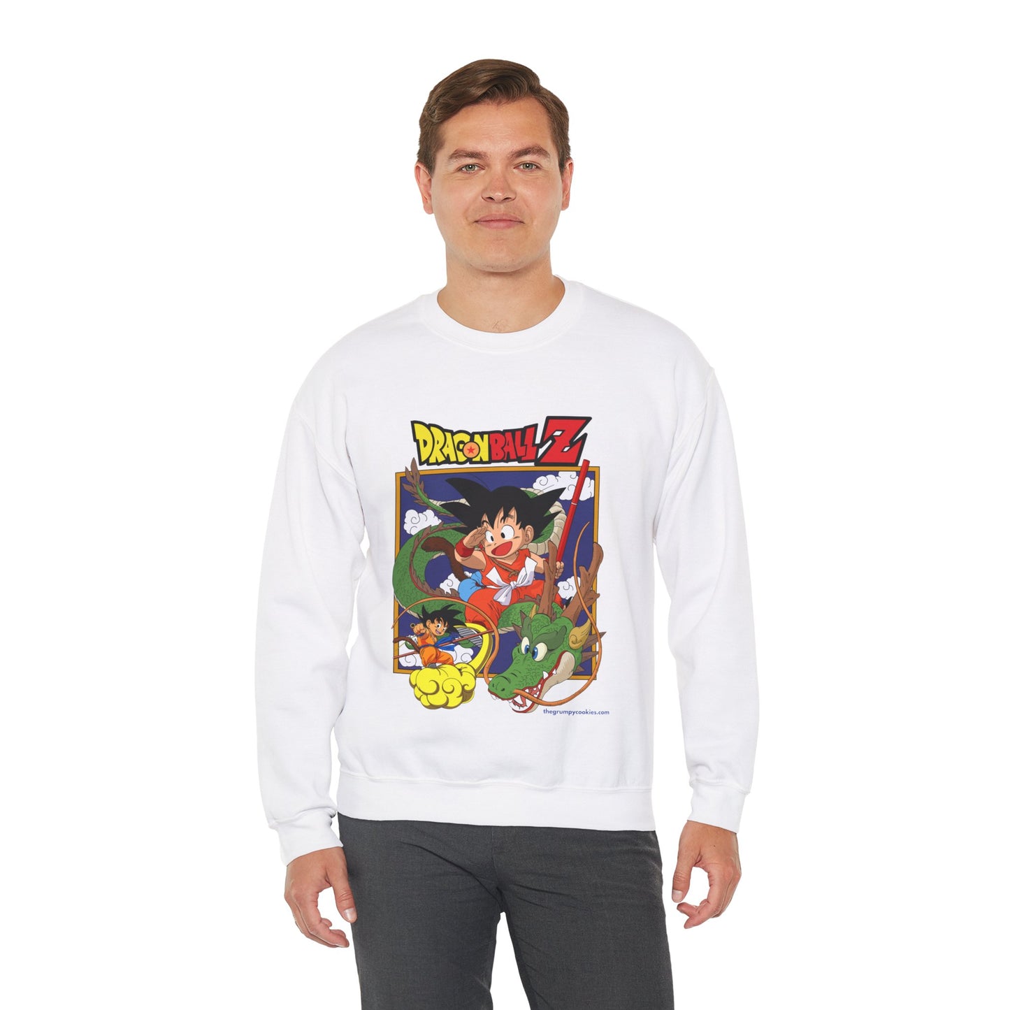 Dragon Ball - Old School DBZ Unisex Heavy Blend™ Crewneck Sweatshirt