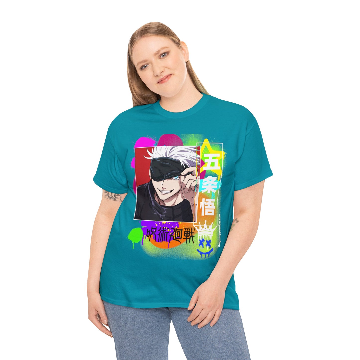 Jujutsu Kaisen - Peekaboo Gojo Unisex Heavy Cotton Tee