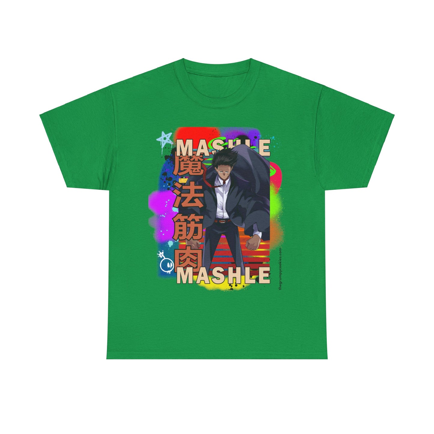 Mashle - Mash Burnedead Graffiti Unisex Heavy Cotton Tee