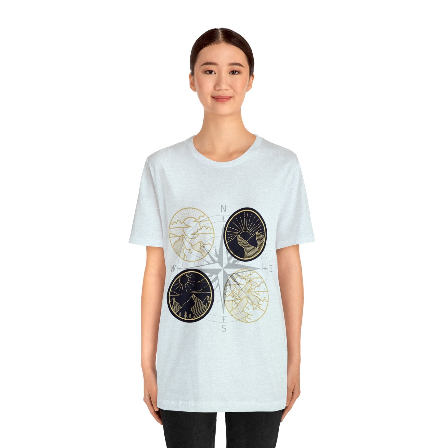 The Grumpy Cookies - Compass Short Sleeve Tee