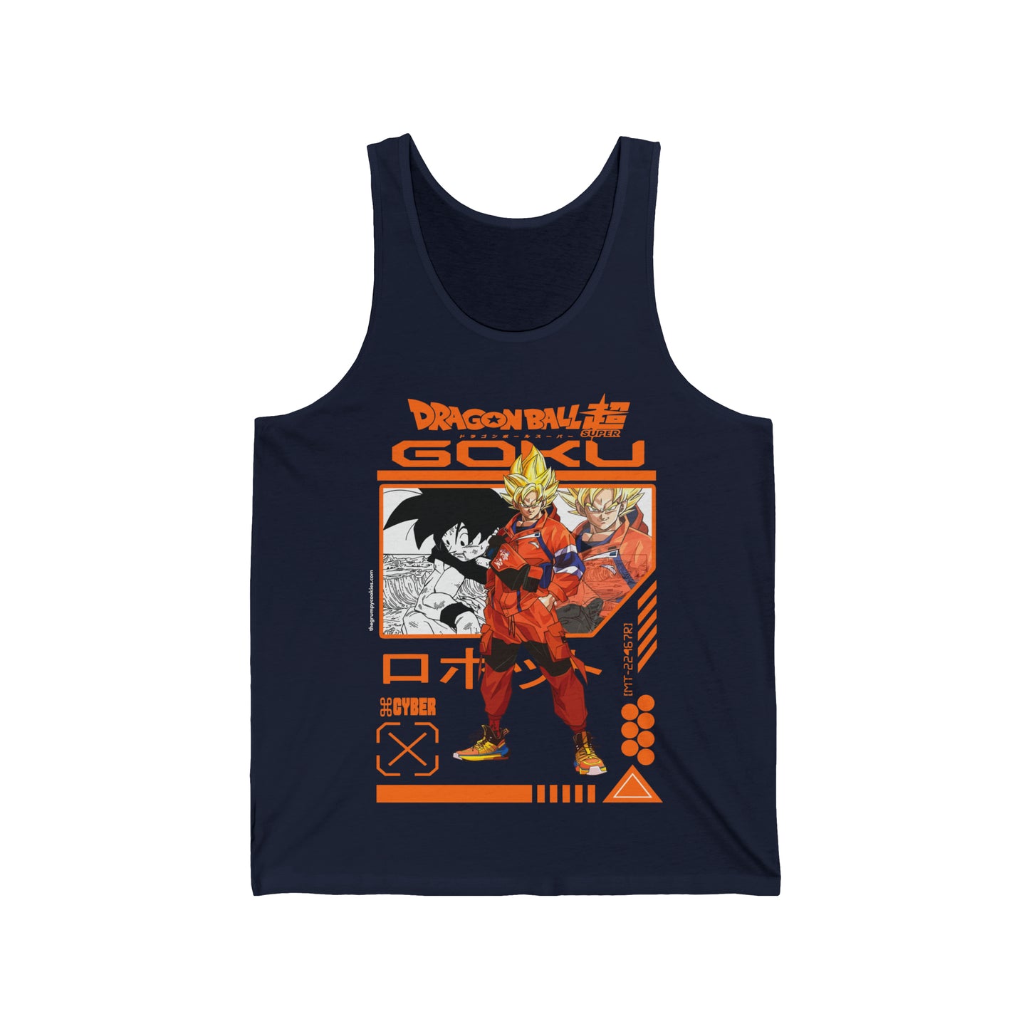 Dragon Ball - Cyber Goku Men's Jersey Tank