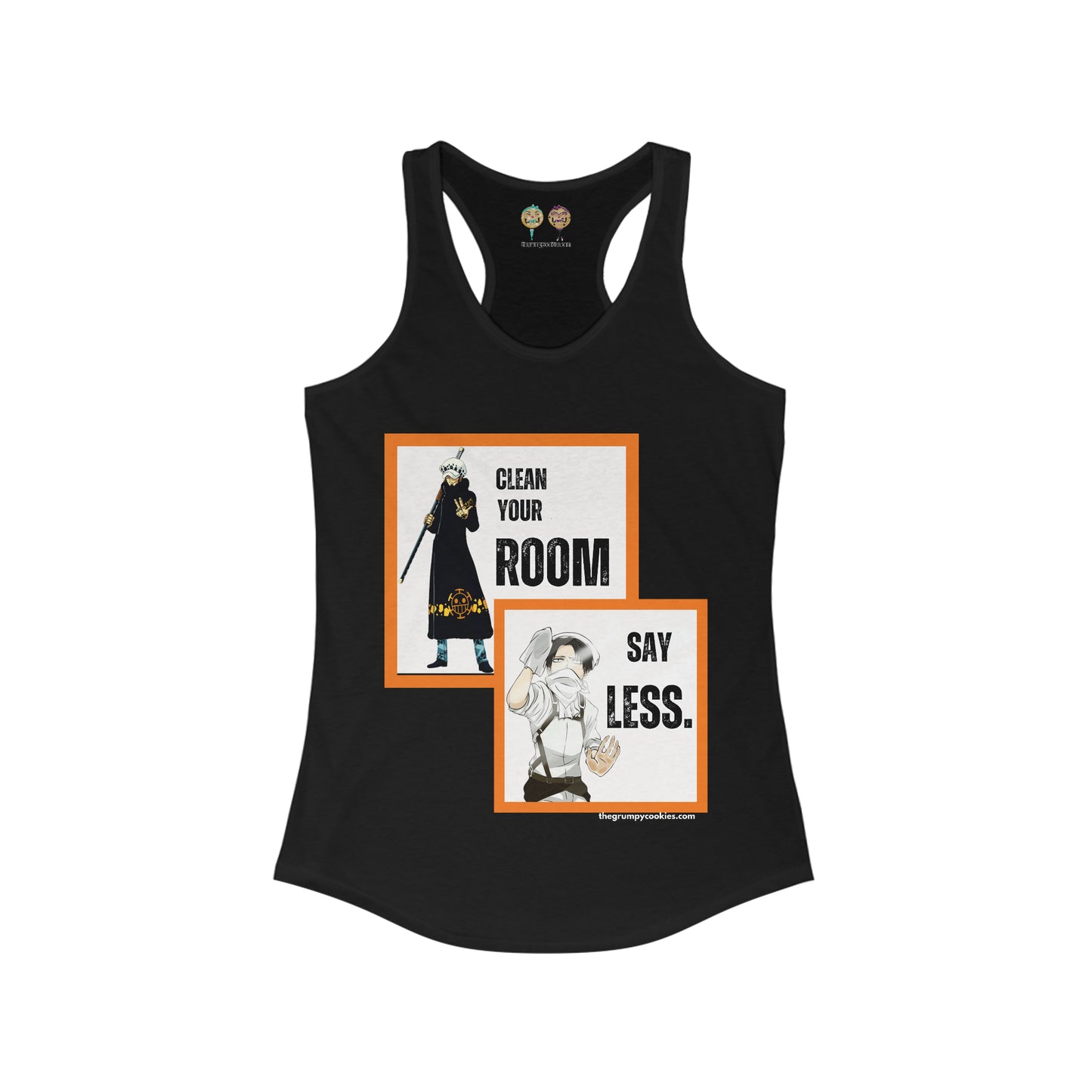 One Piece - Say Less Levi x Law Crossover Women's Ideal Racerback Tank