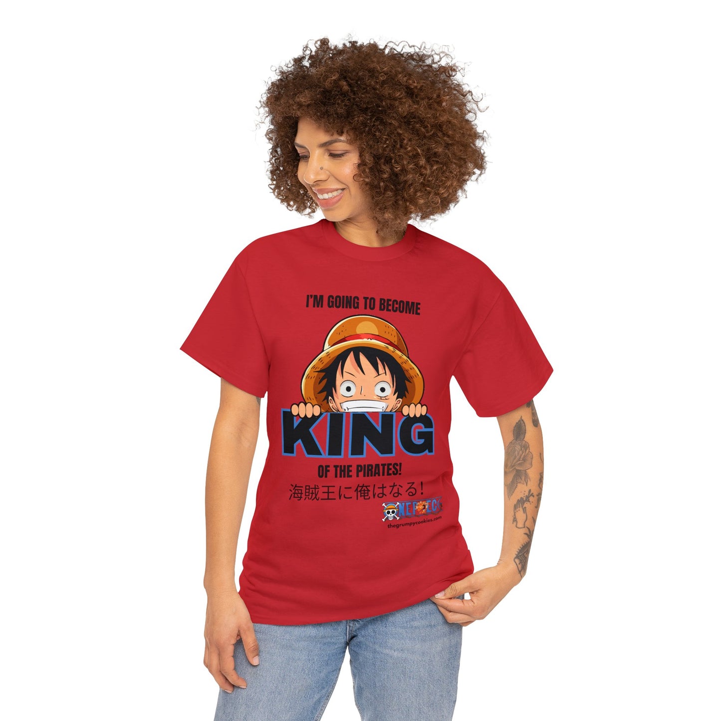 One Piece - King of the Pirates Unisex Heavy Cotton Tee
