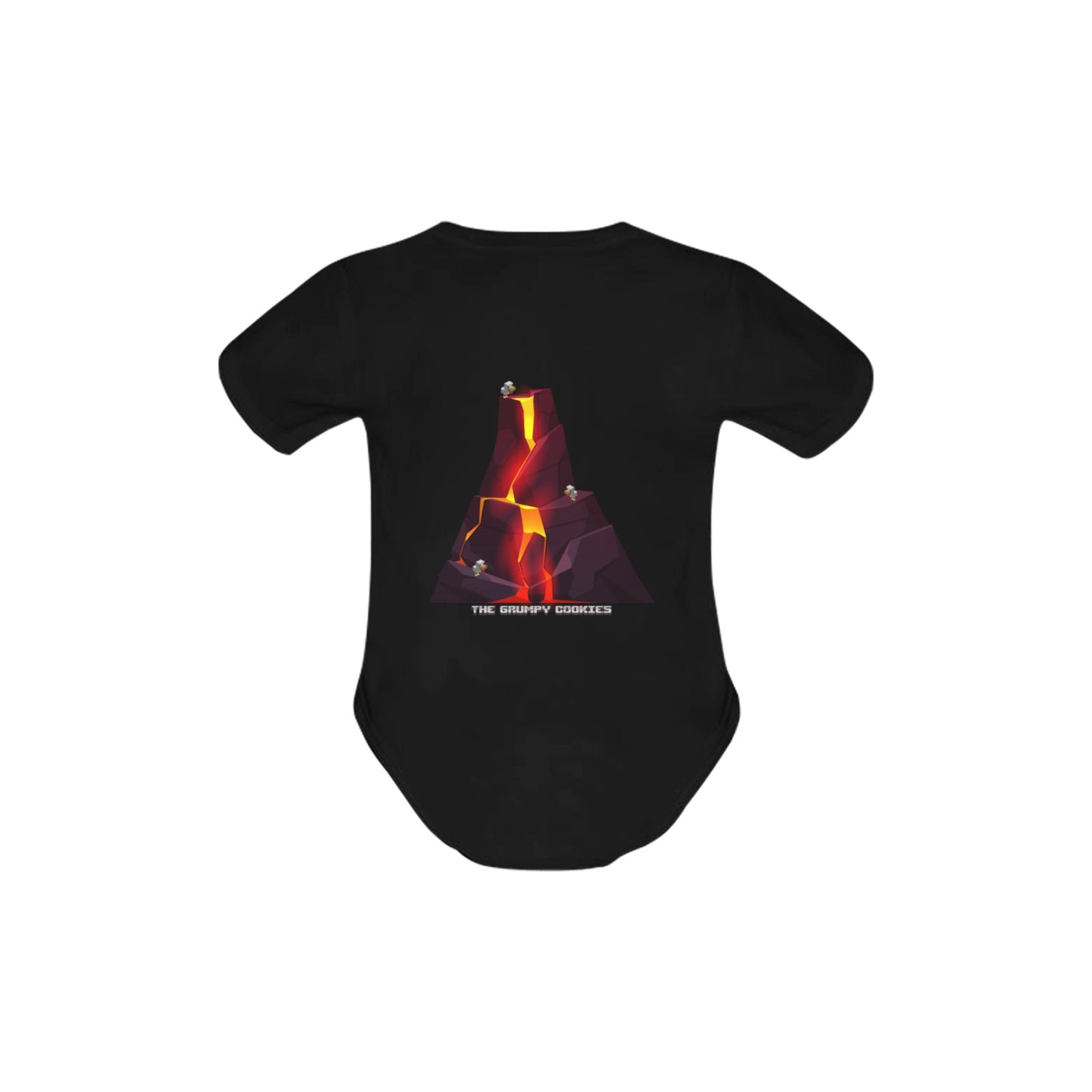 Minecraft - Lava Chicken Baby Powder Organic Short Sleeve One Piece
