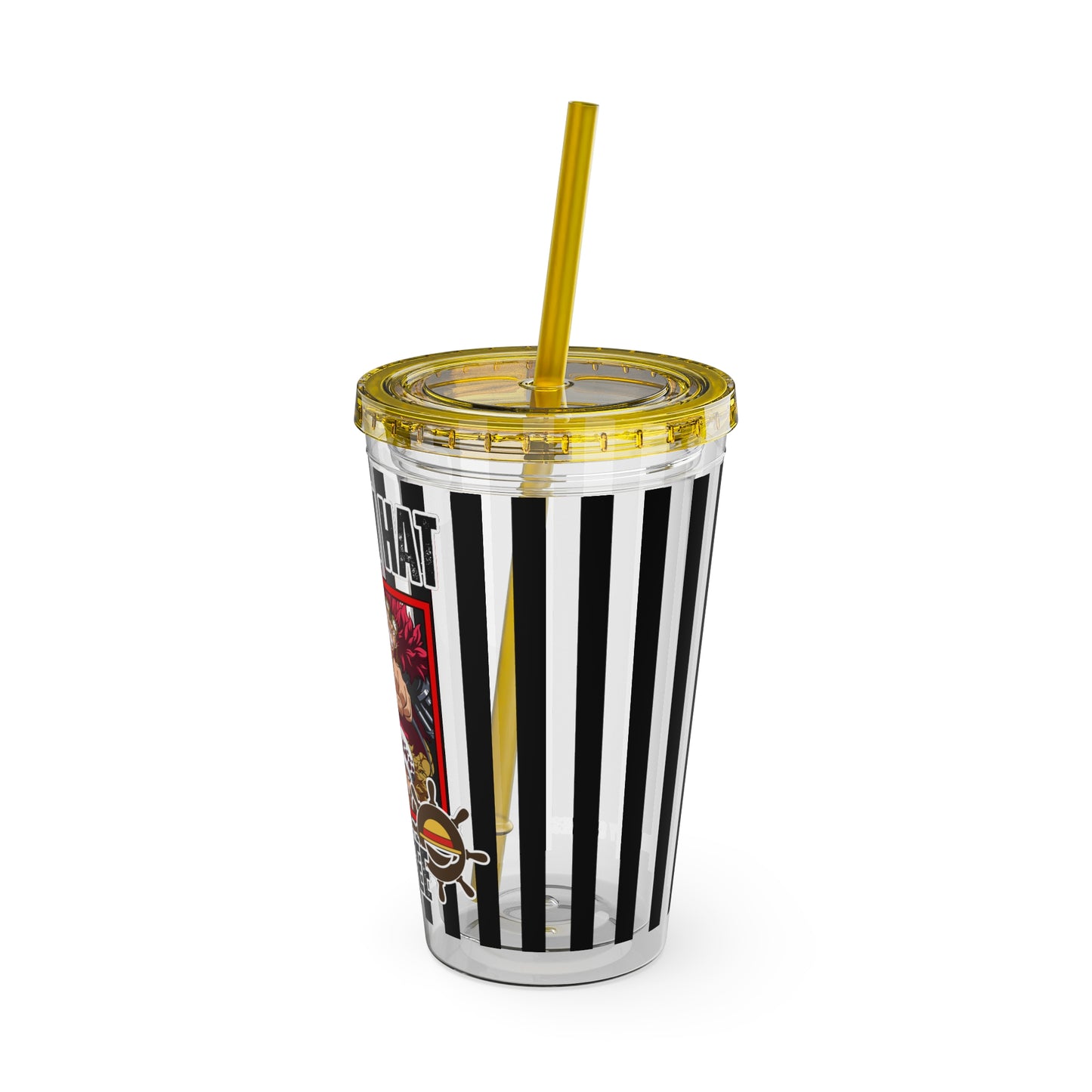Straw Hat Coffee - The Worst Generation Sunsplash Tumbler with Straw, 16oz