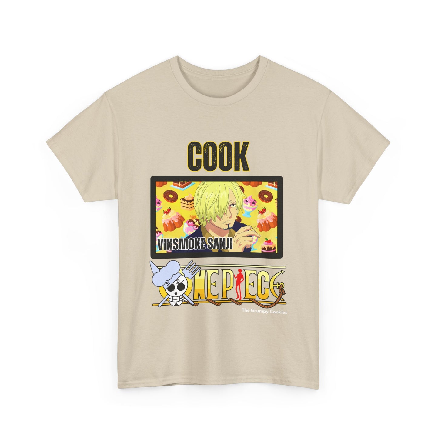 One Piece - Cook Sanji Unisex Heavy Cotton Tee