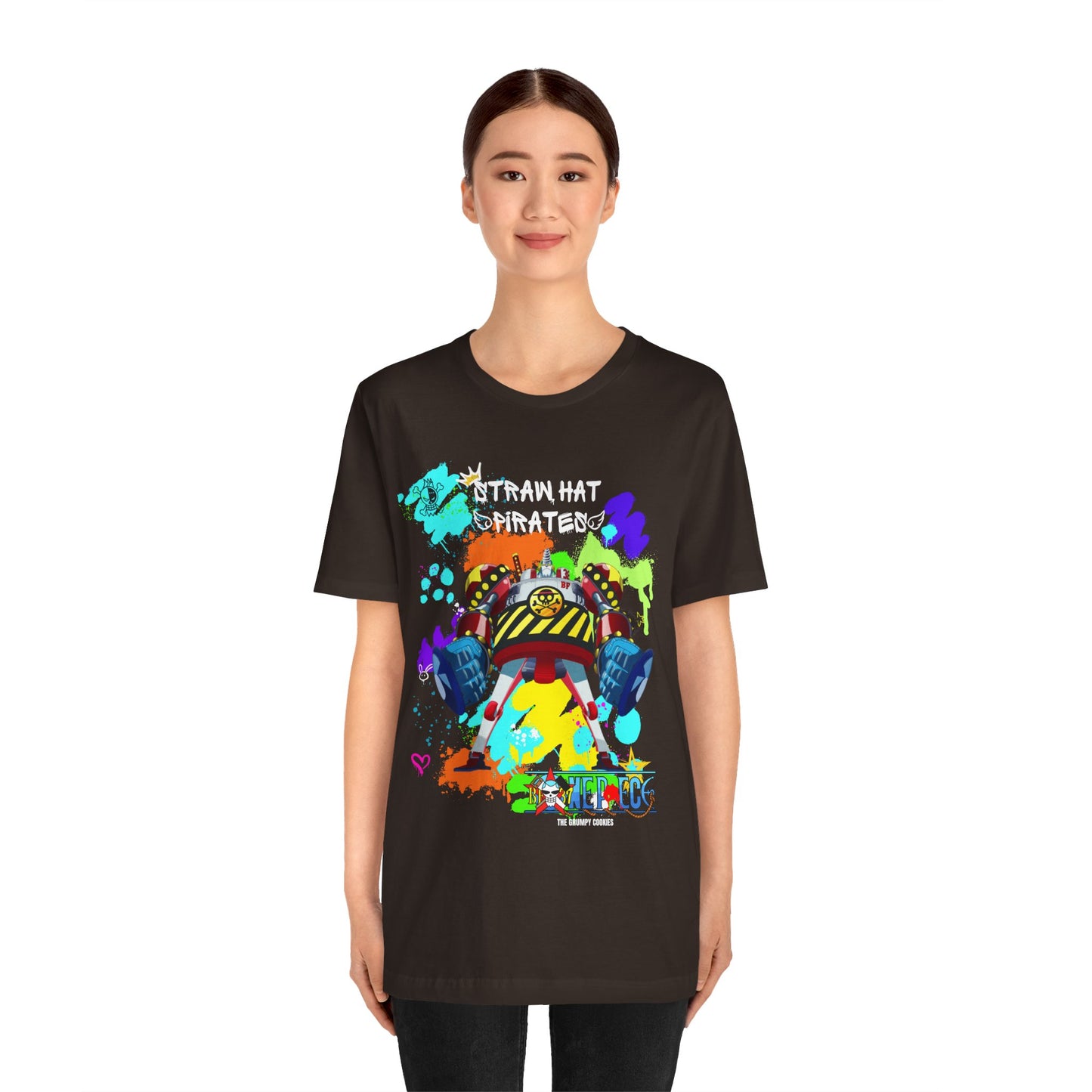 One Piece - Graffiti General Franky Unisex Jersey Short Sleeve Tee