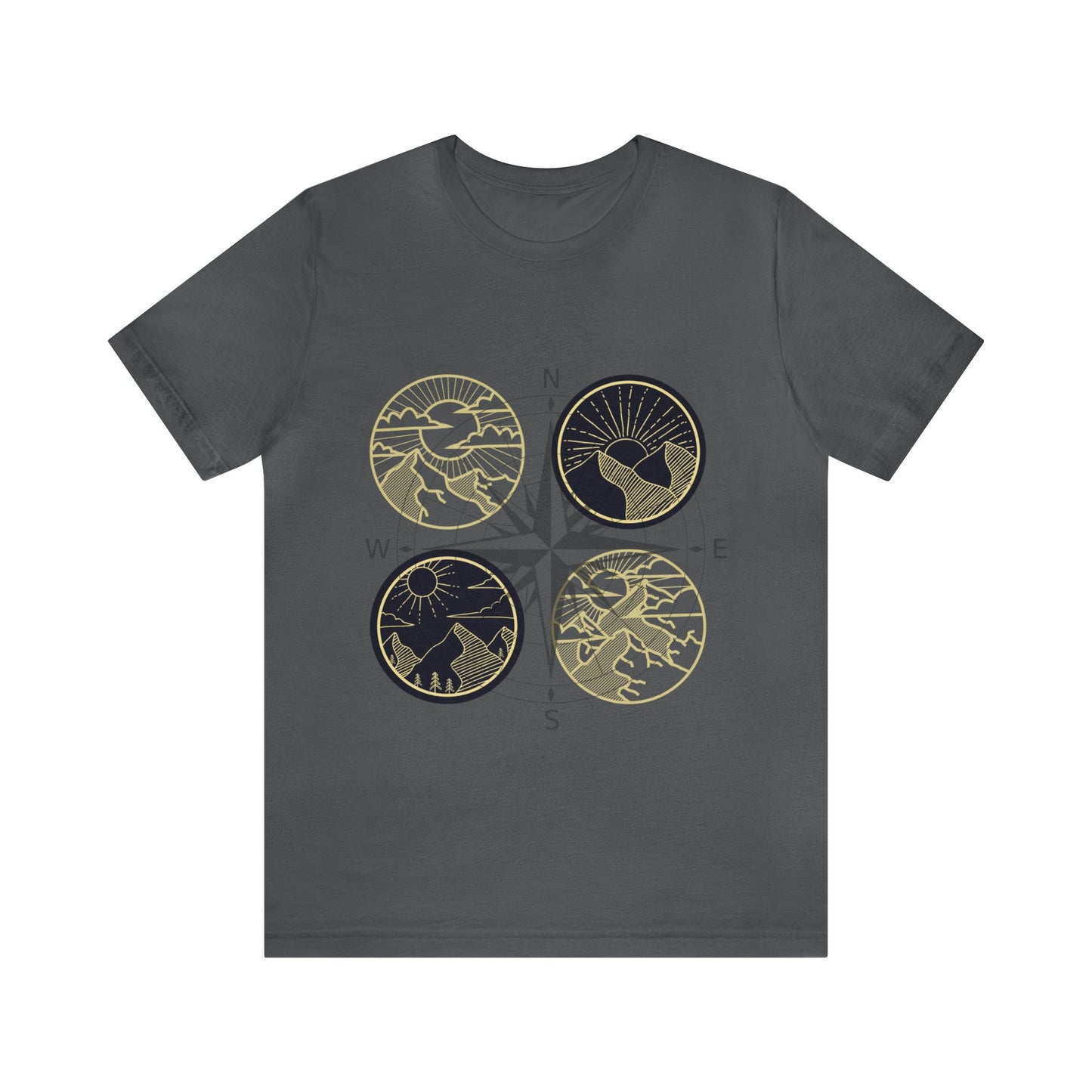 The Grumpy Cookies - Compass Short Sleeve Tee