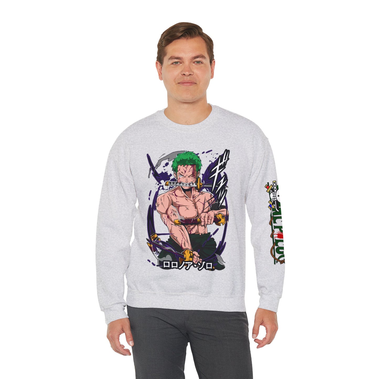 One Piece - Zoro Unisex Heavy Blend™ Crewneck Sweatshirt