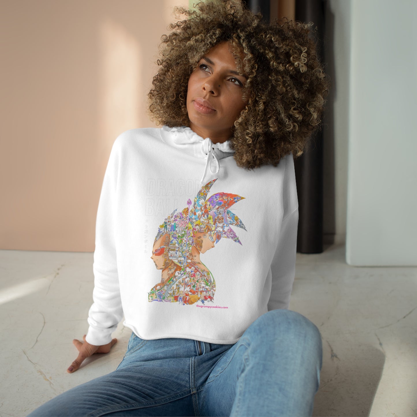 Dragon Ball - Vegeta & Goku Crop Hoodie