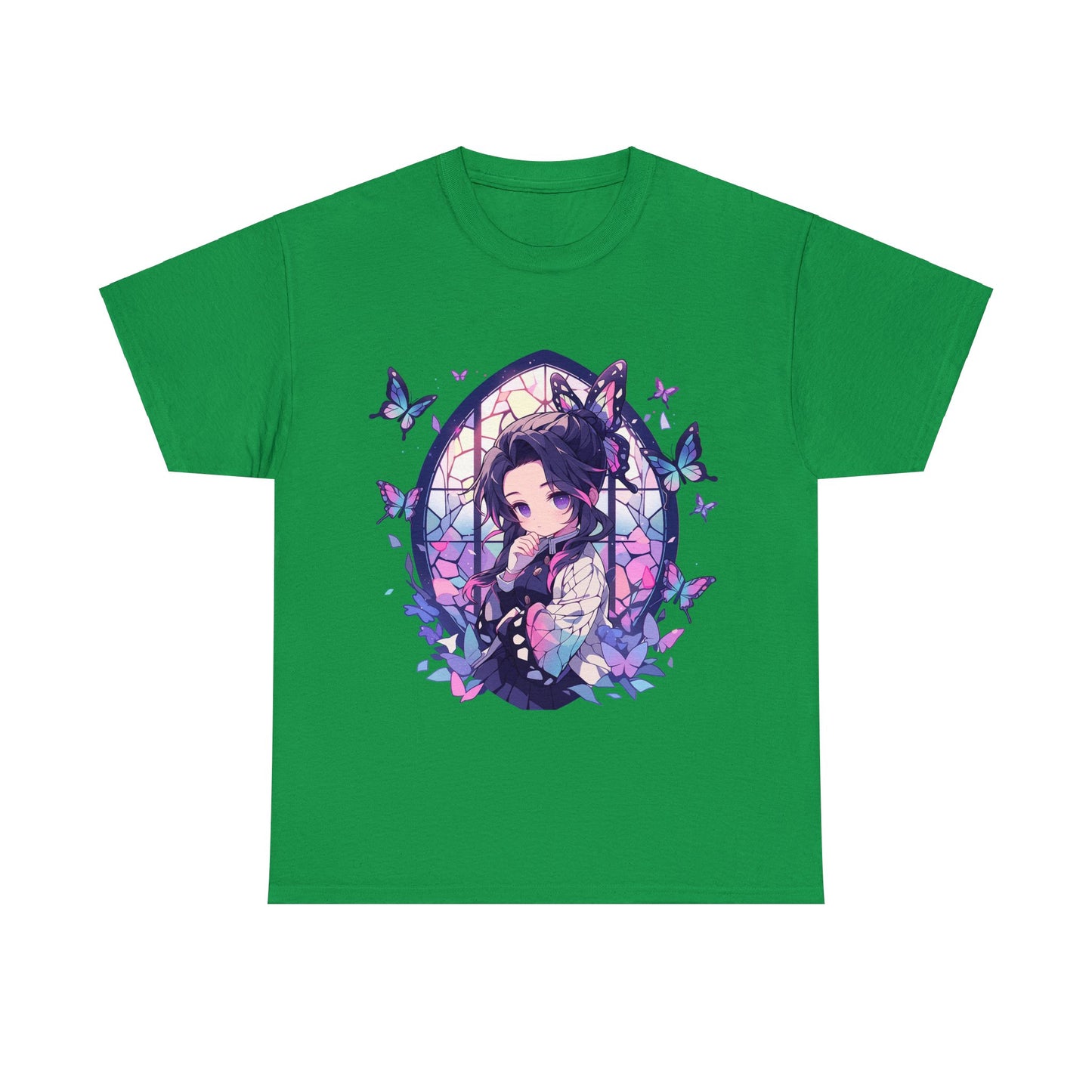 Demon Slayer - Stained Glass Shinobu Kocho Series Unisex Heavy Cotton Tee