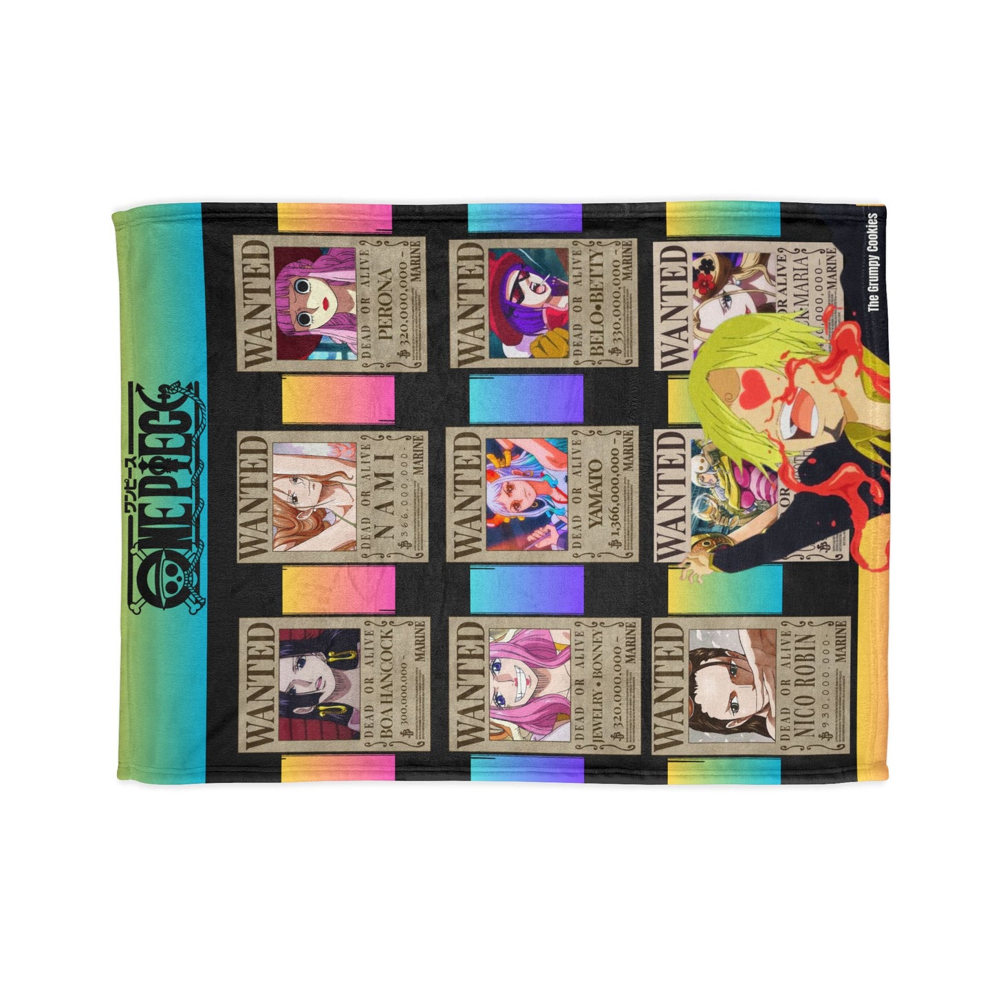 One Piece - Sanji In Love Polyester Blanket