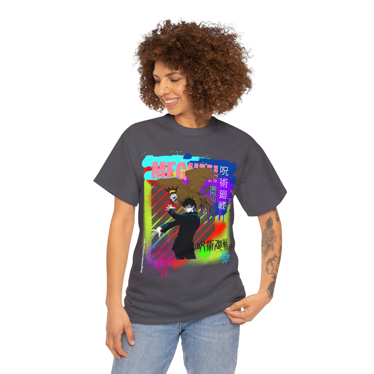 Jujutsu Kaisen - Megumi & Nue Unisex Heavy Cotton Tee