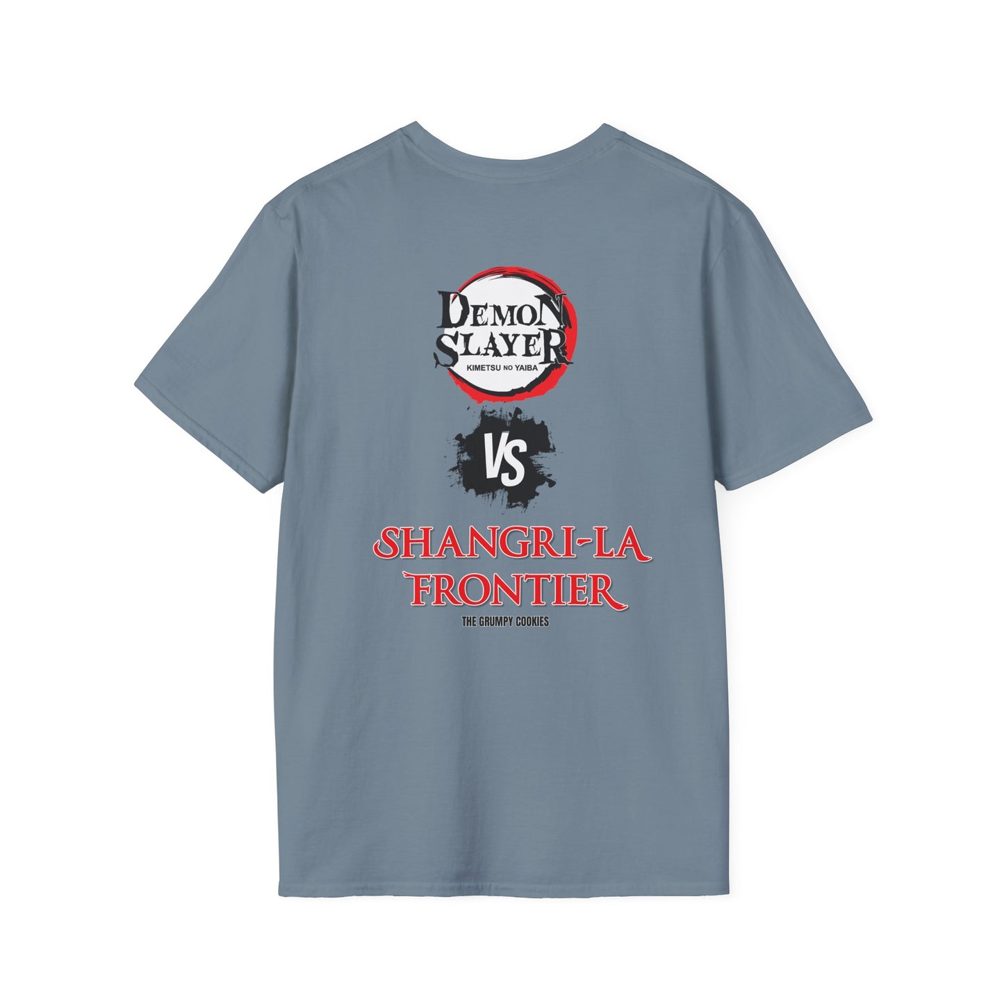 Shangri-la Frontier vs Demon Slayer- Boar Head vs Bird Brain Graphic Tee