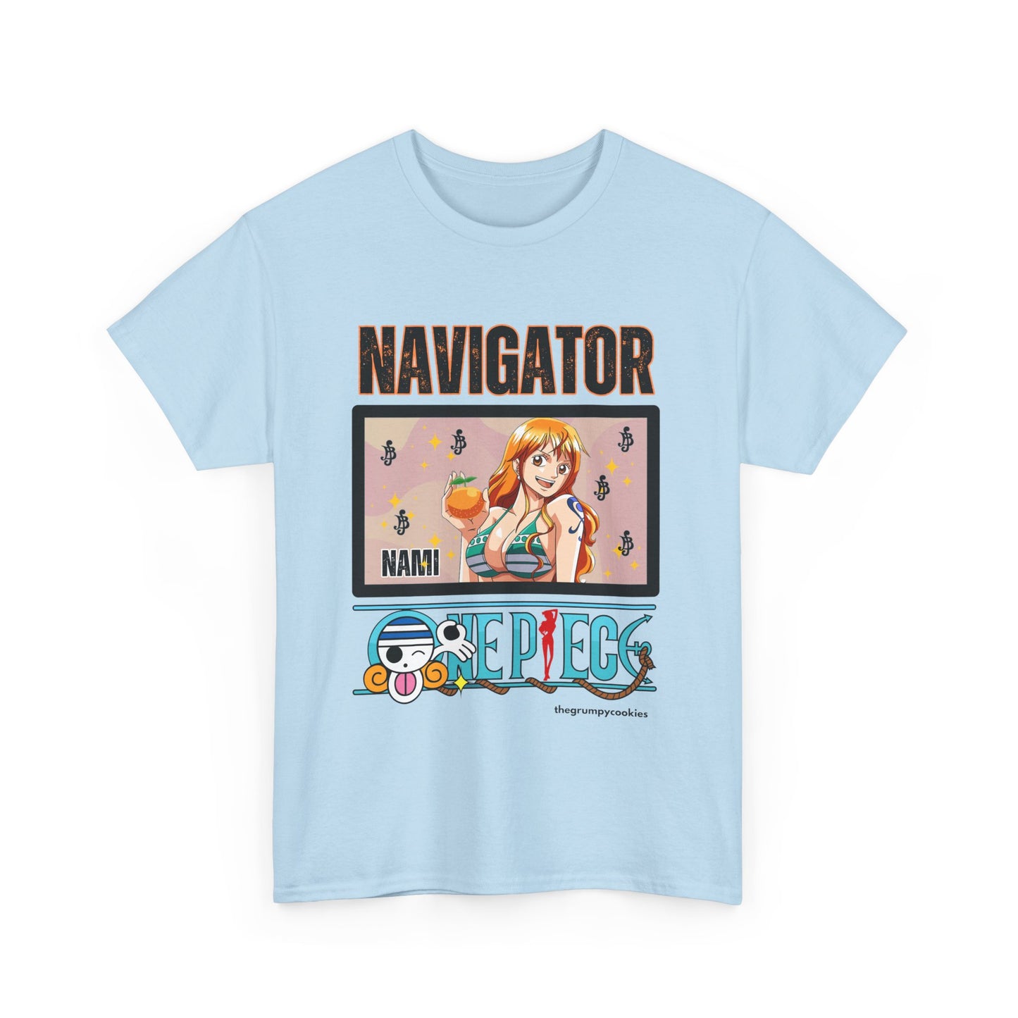 One Piece - Navigator Nami Unisex Heavy Cotton Tee