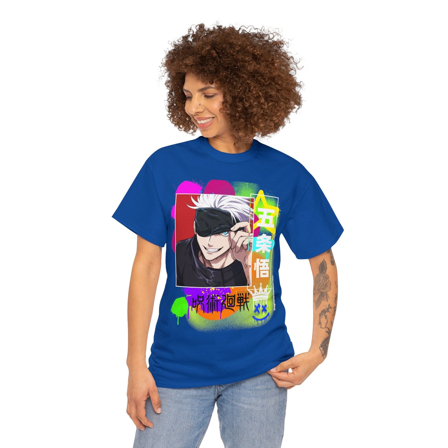 Jujutsu Kaisen - Peekaboo Gojo Unisex Heavy Cotton Tee