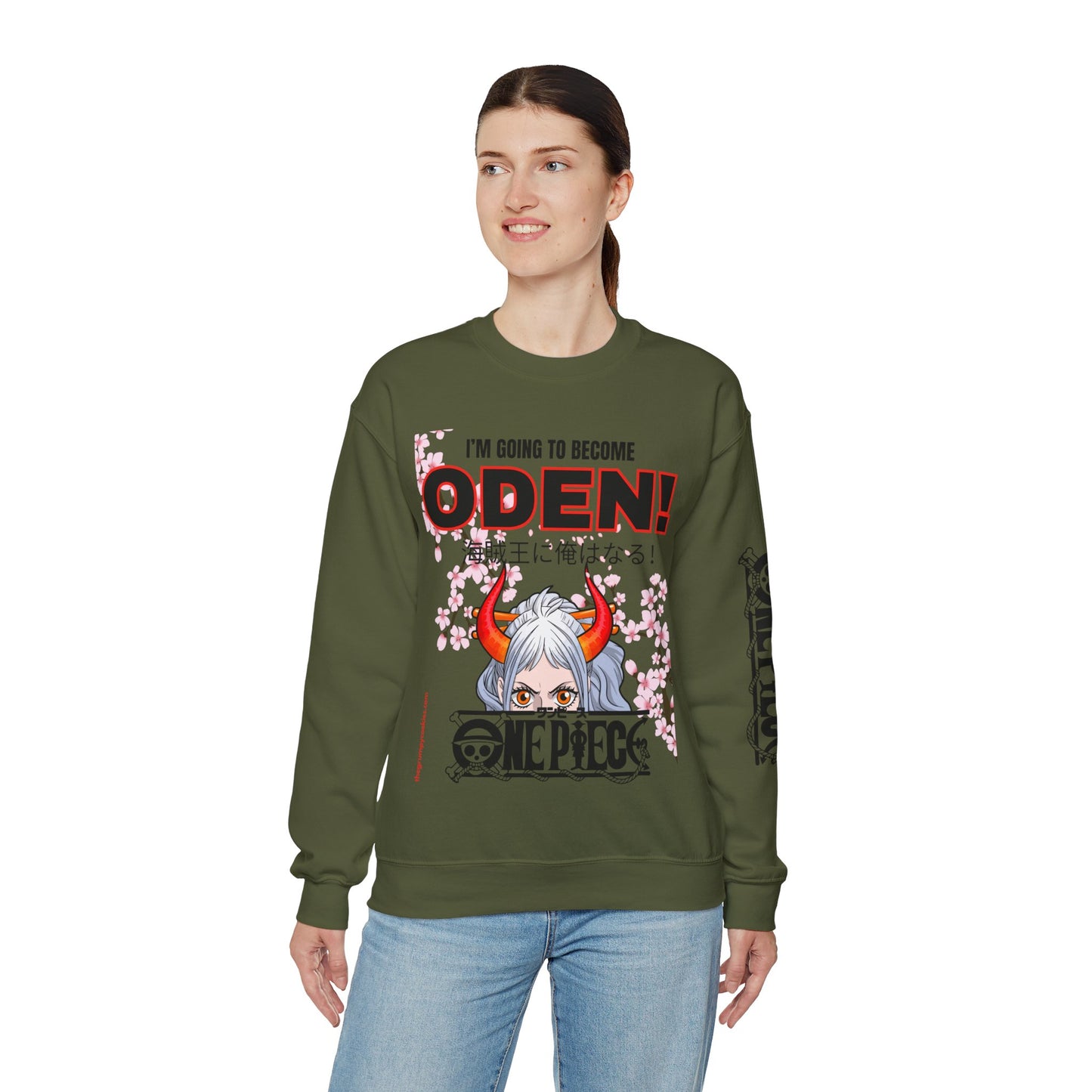 One Piece - I Will Be Oden Unisex Heavy Blend™ Crewneck Sweatshirt
