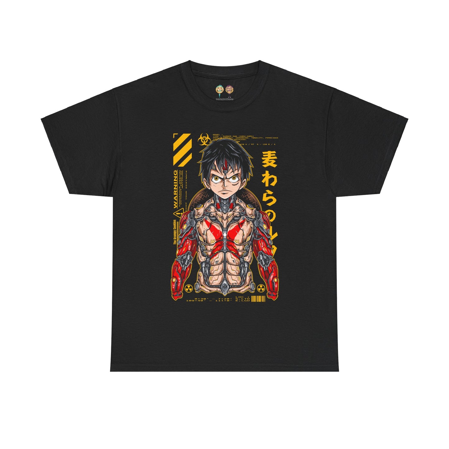 One Piece - Mecha Luffy Print Unisex Heavy Cotton Tee
