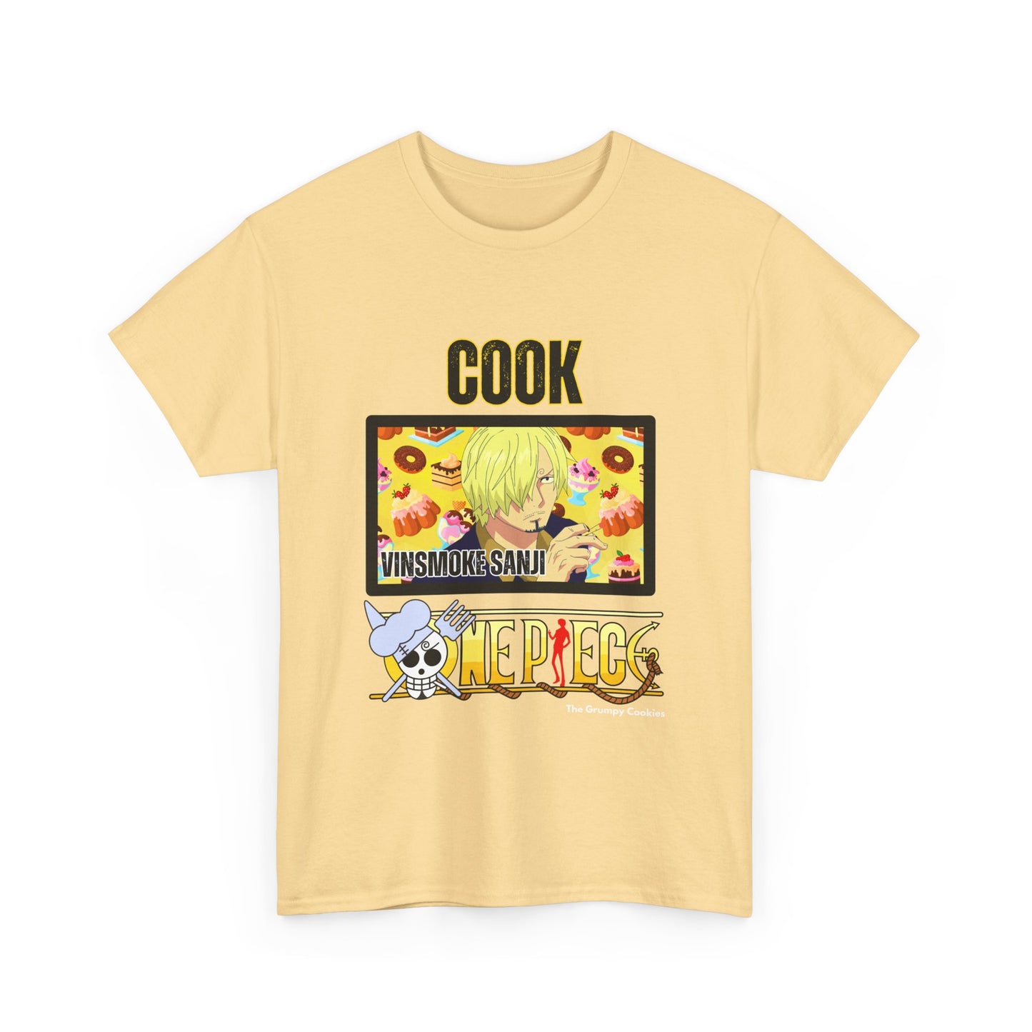 One Piece - Cook Sanji Unisex Heavy Cotton Tee