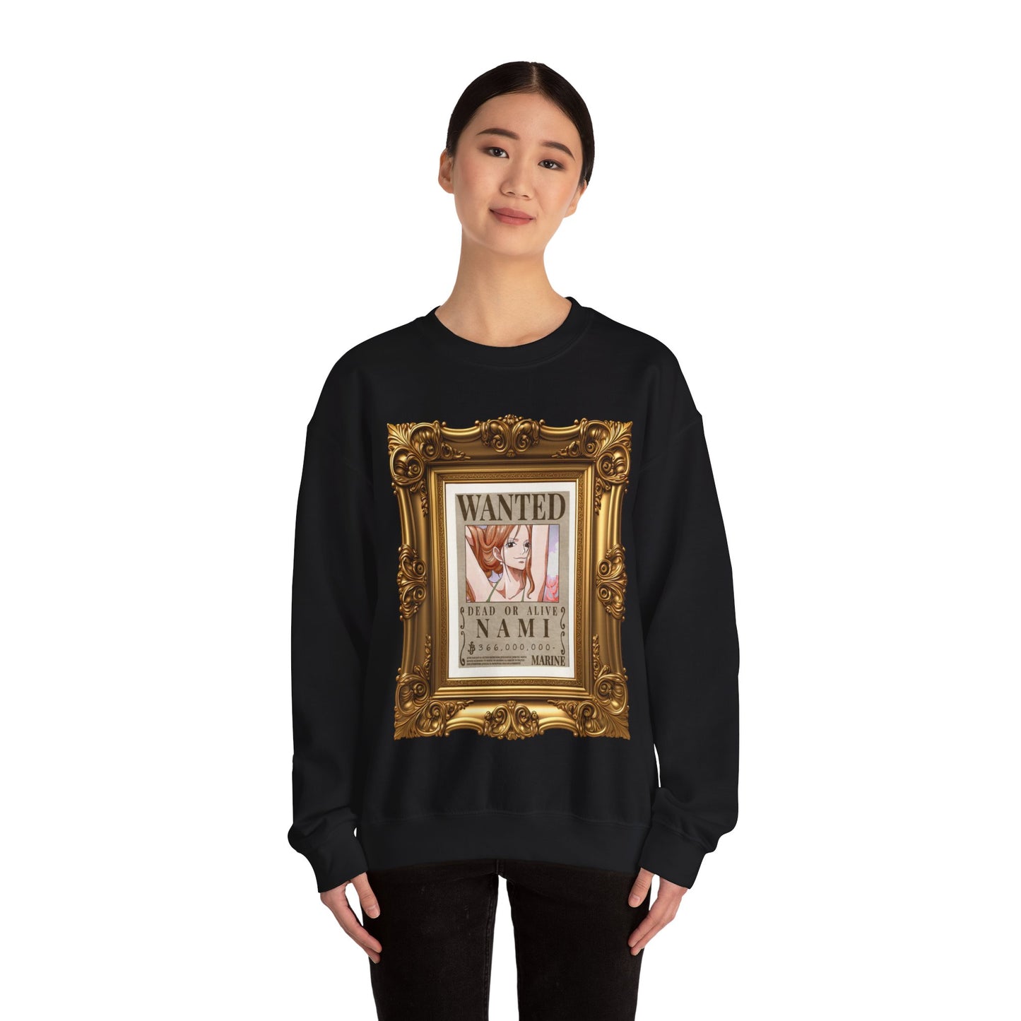 One Piece - Fine Art Nami Unisex Heavy Blend™ Crewneck Sweatshirt