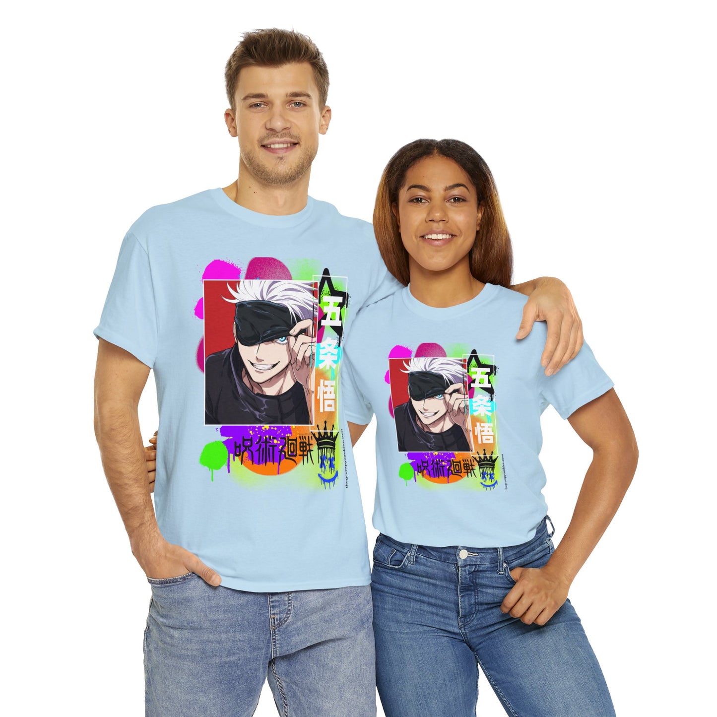 Jujutsu Kaisen - Peekaboo Gojo Unisex Heavy Cotton Tee