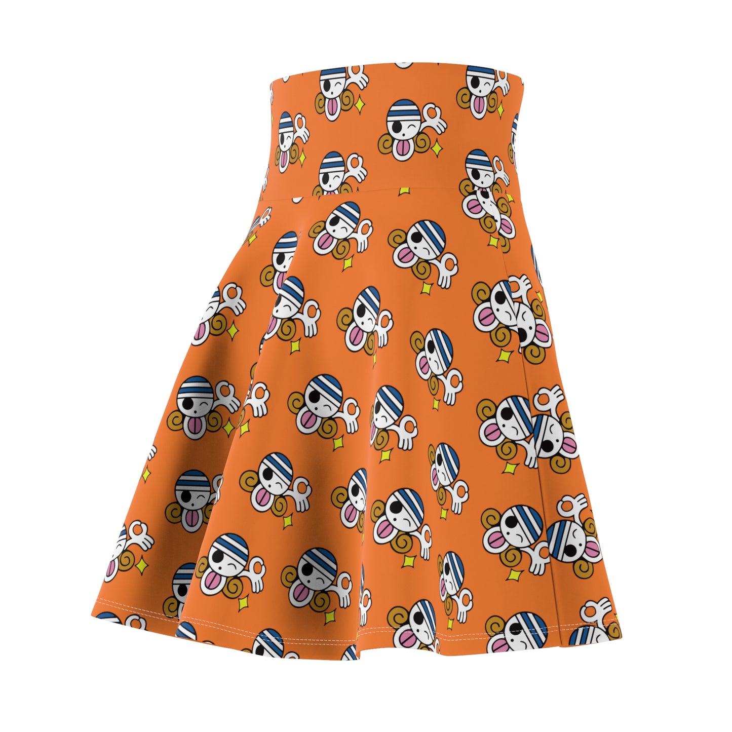 One Piece - Nami's Jolly Roger Women's Skater Blue Skirt