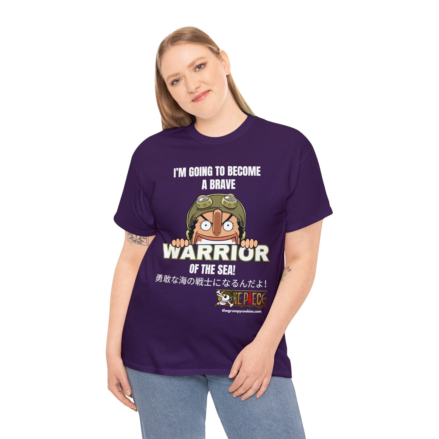 One Piece - Brave Warrior of the Sea Unisex Heavy Cotton Tee
