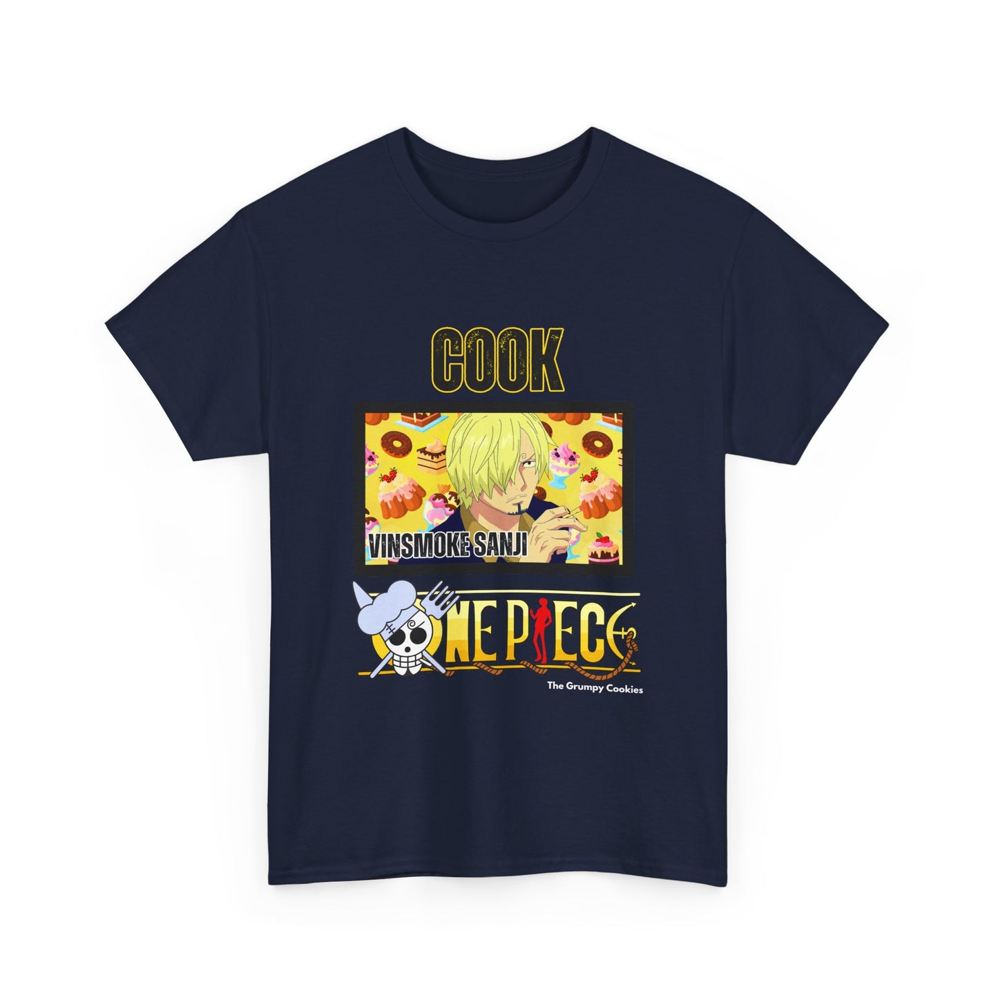 One Piece - Cook Sanji Unisex Heavy Cotton Tee