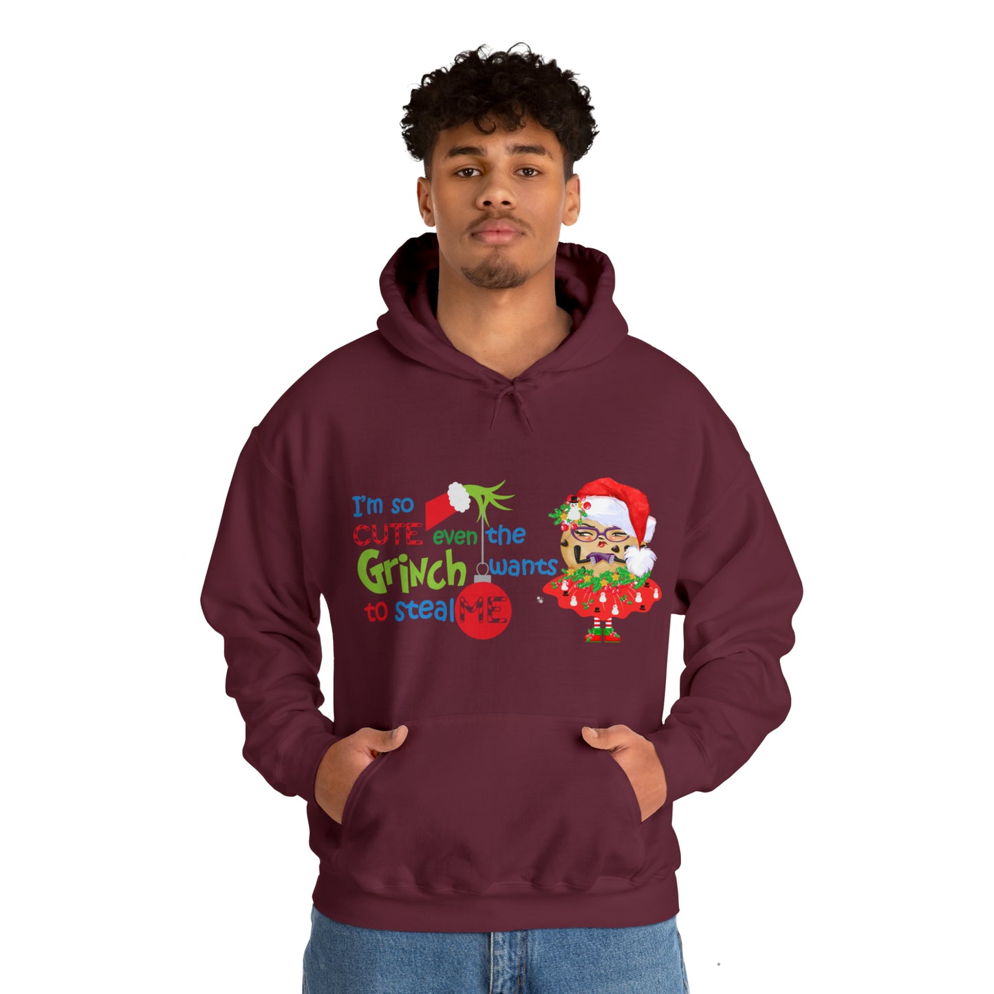The Grumpy Cookies - Even the Grinch Loves TGC Unisex Heavy Blend™ Hooded Sweatshirt