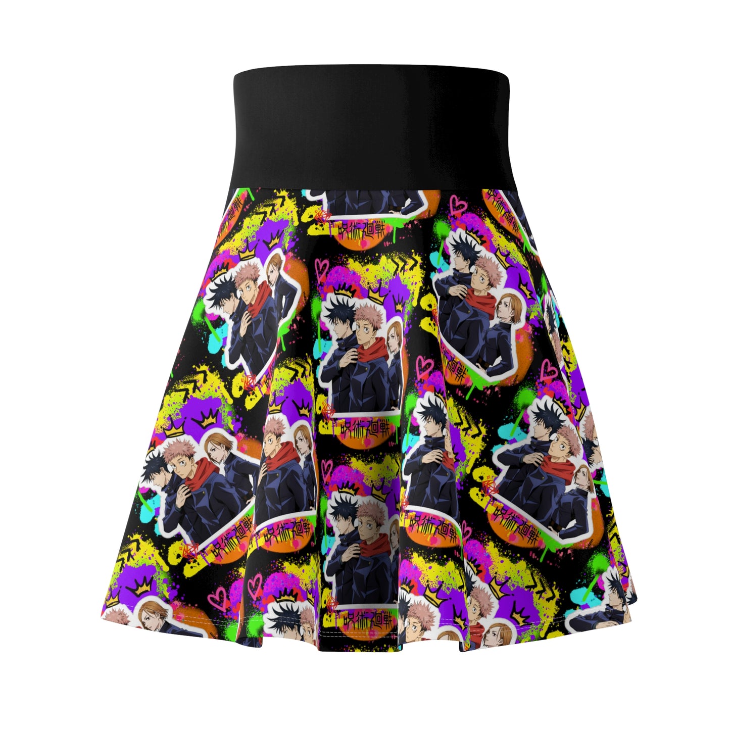 Jujutsu Kaisen - First Years Women's Skater Black Skirt