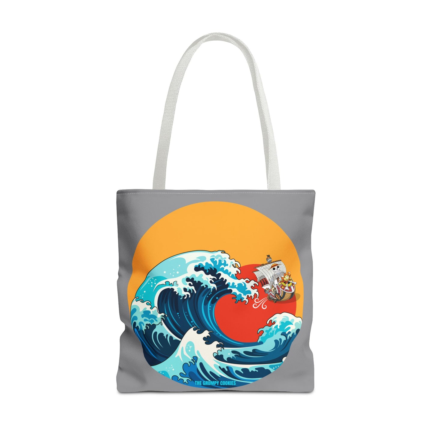 One Piece - Riding the Wave Grey Tote Bag