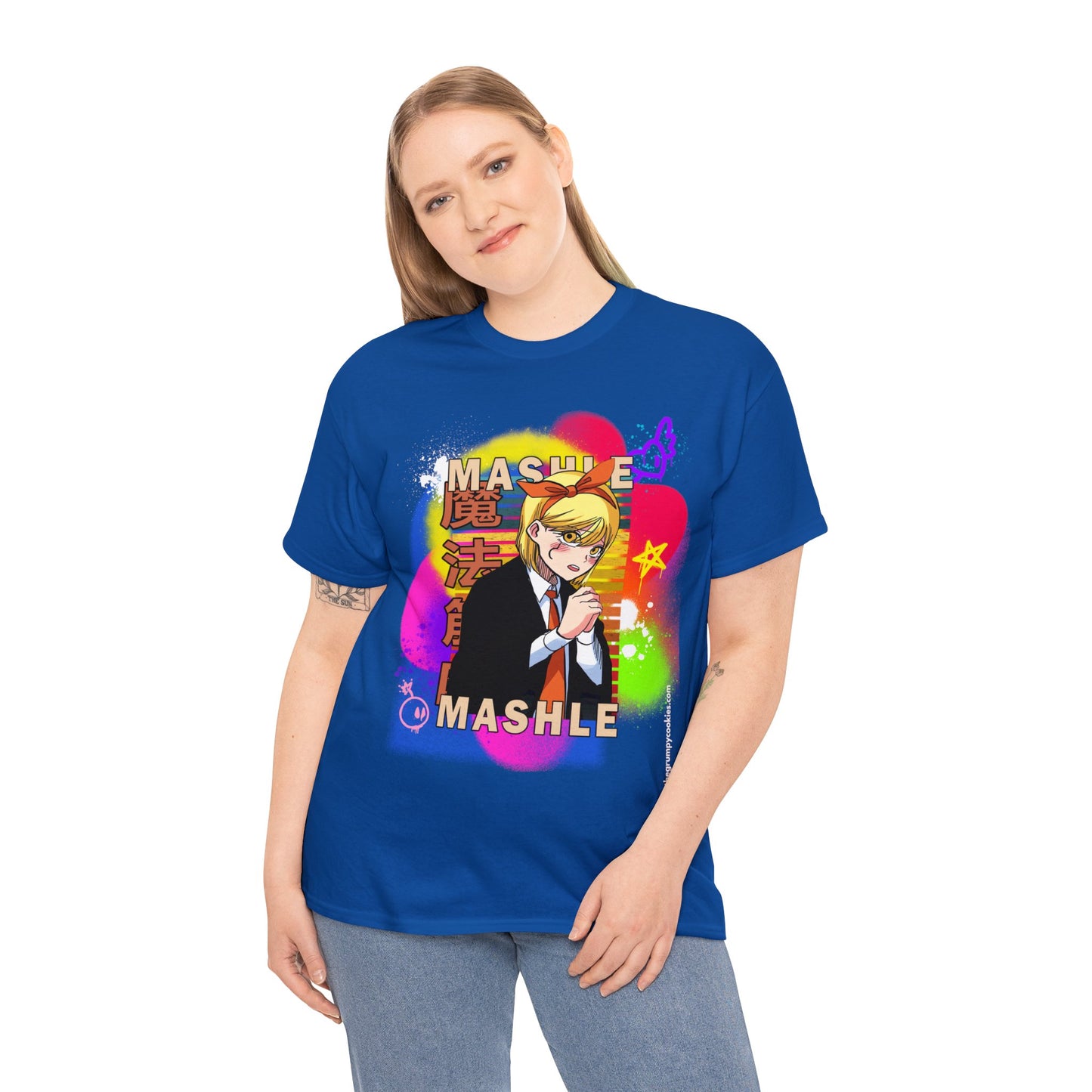 Mashle - Lemon Irvine Graffiti Unisex Heavy Cotton Tee