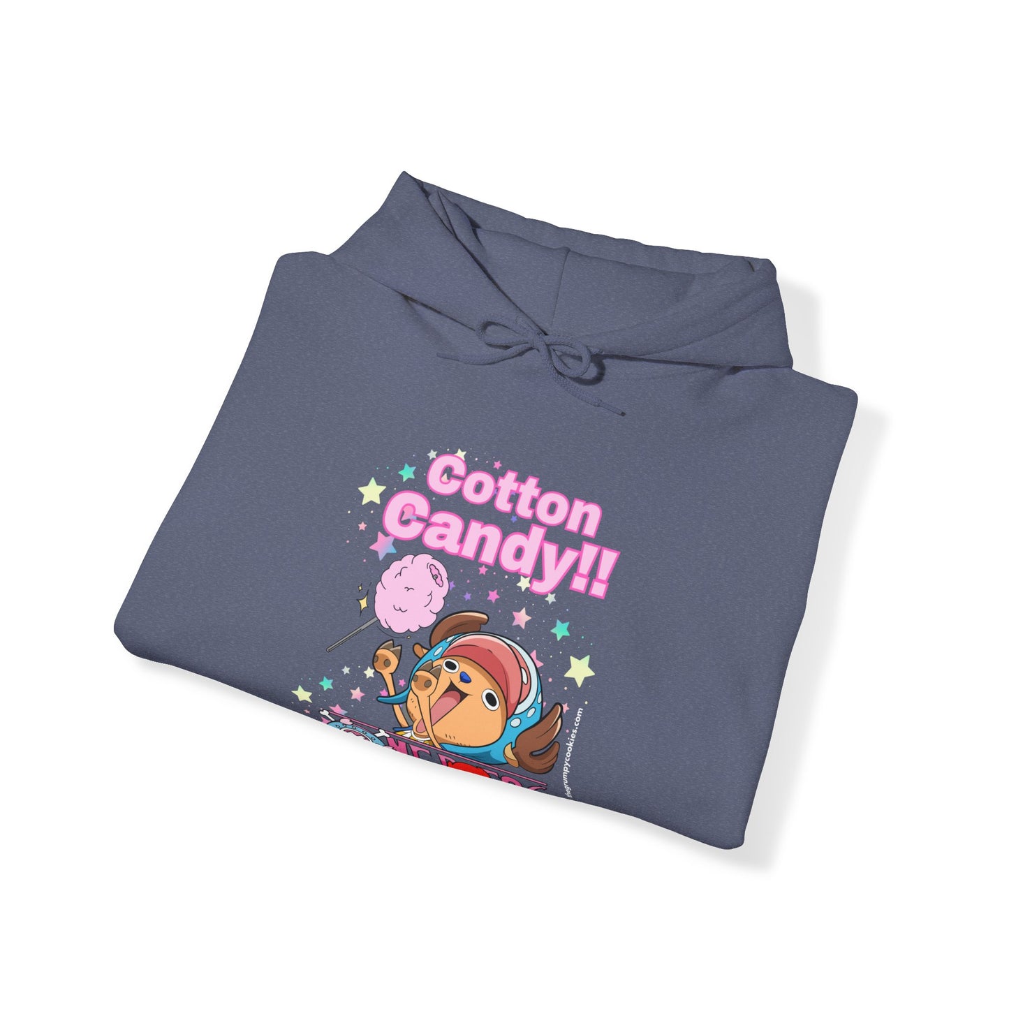 One Piece - Chopper loves Cotton Candy Unisex Heavy Blend™ Hooded Sweatshirt