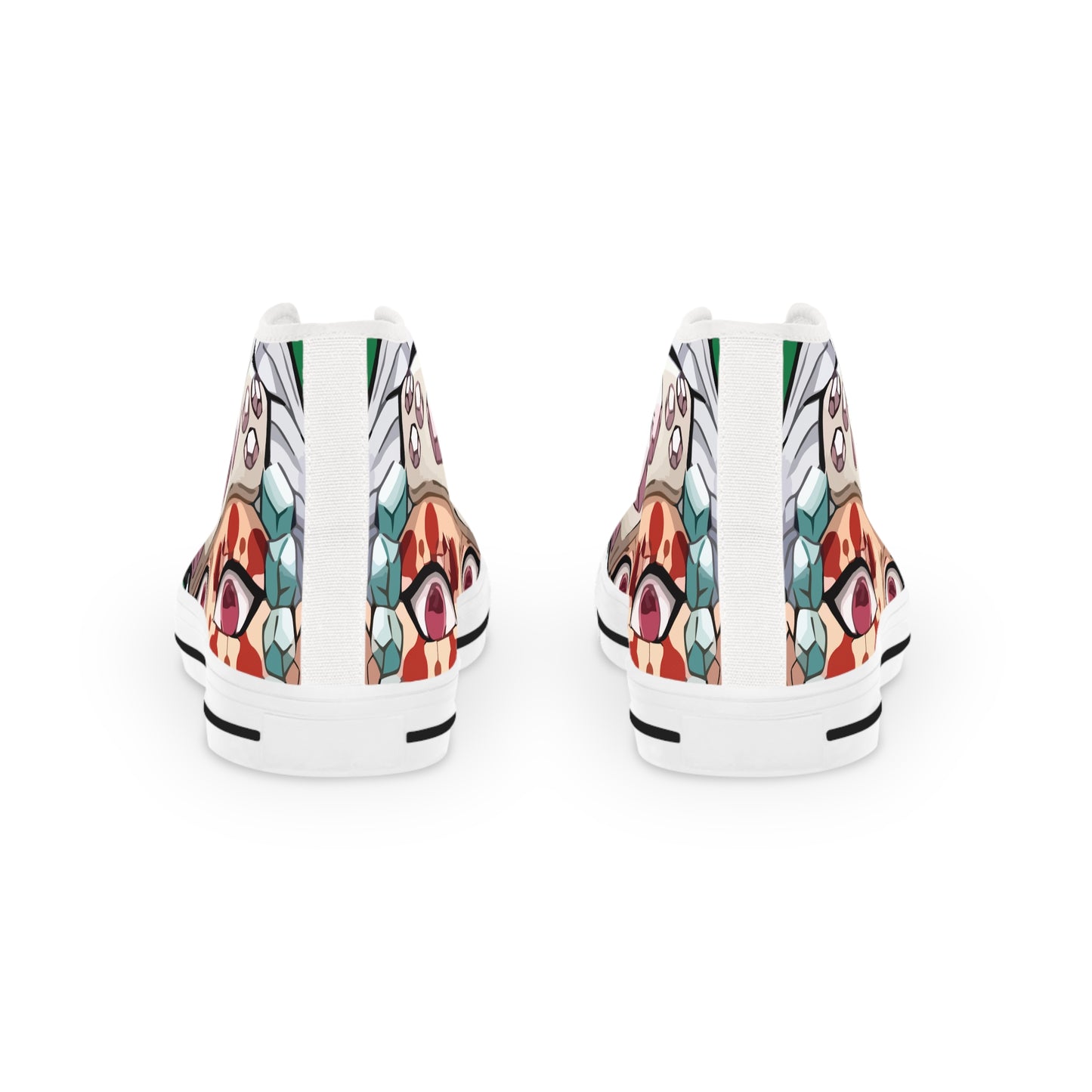Demon Slayer - Flashy Tengen Men's High Top Green Sneakers