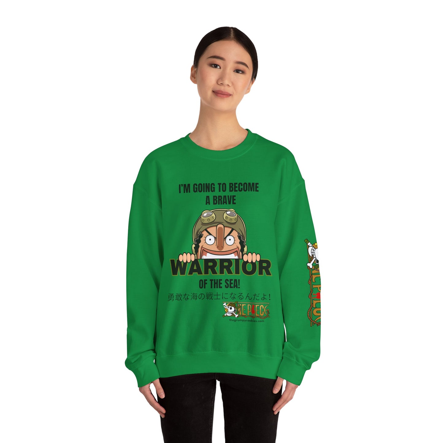 One Piece - Brave Warrior of the Sea Unisex Heavy Blend™ Crewneck Sweatshirt