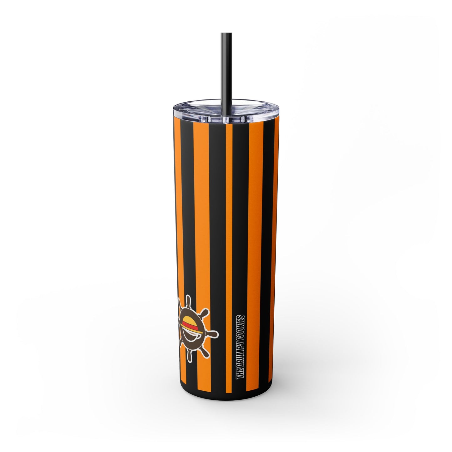 Straw Hat Coffee - No Coffee No Thank You 20oz Skinny Tumbler with Straw