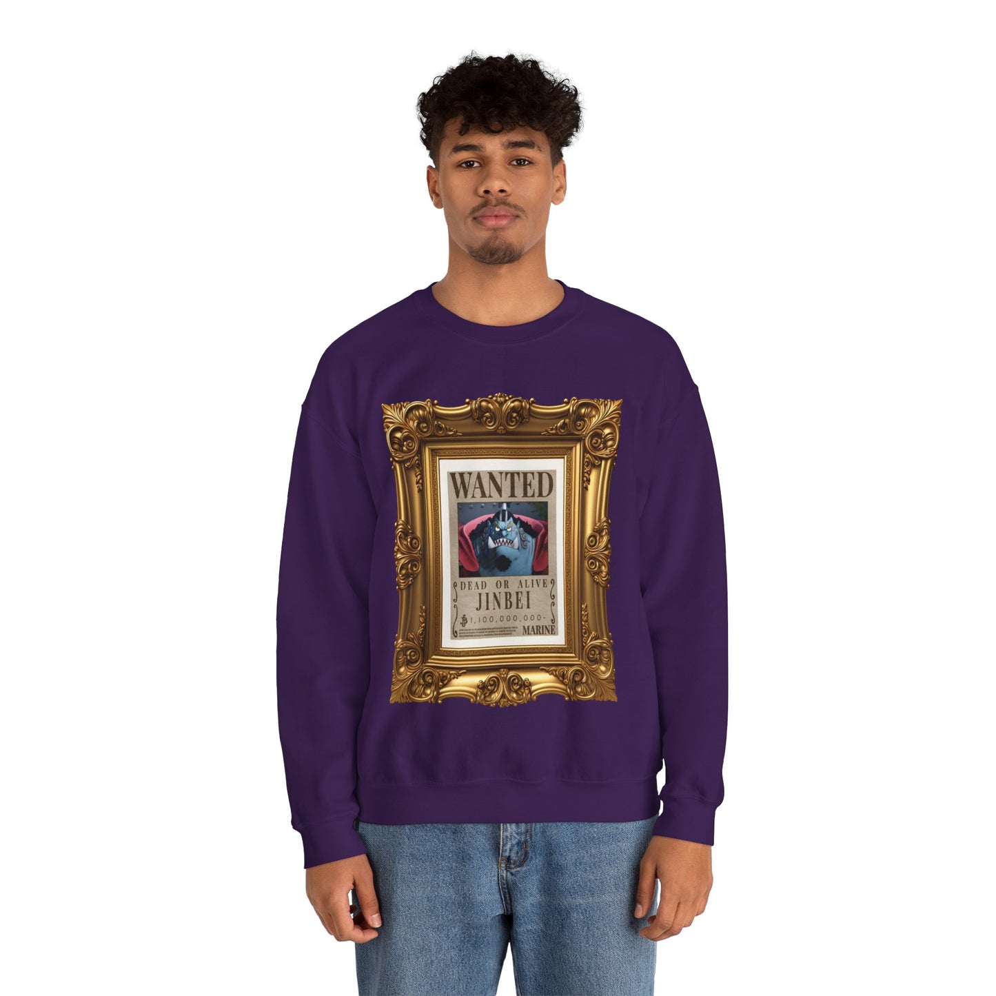 One Piece - Fine Art Jimbei Unisex Heavy Blend™ Crewneck Sweatshirt