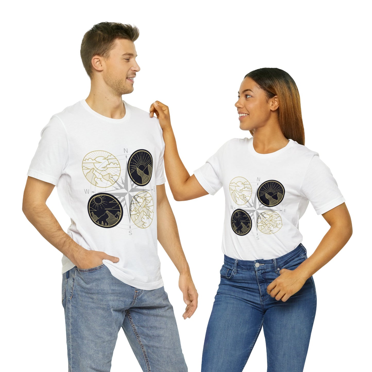 The Grumpy Cookies - Compass Short Sleeve Tee