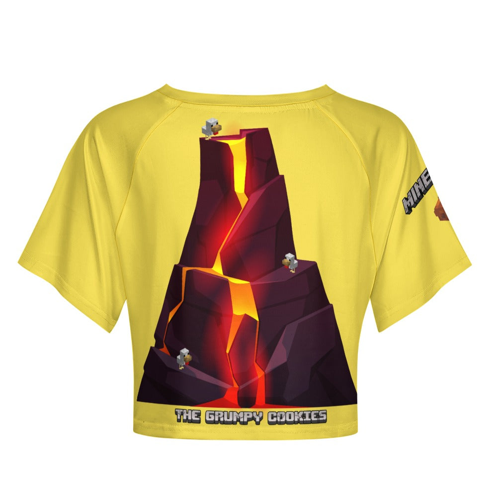 Minecraft - Lava Chicken Crop Tee