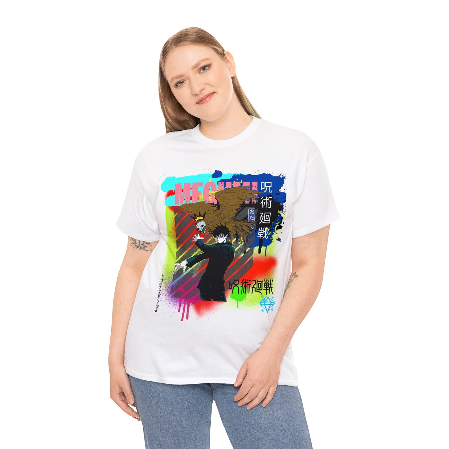 Jujutsu Kaisen - Megumi & Nue Unisex Heavy Cotton Tee