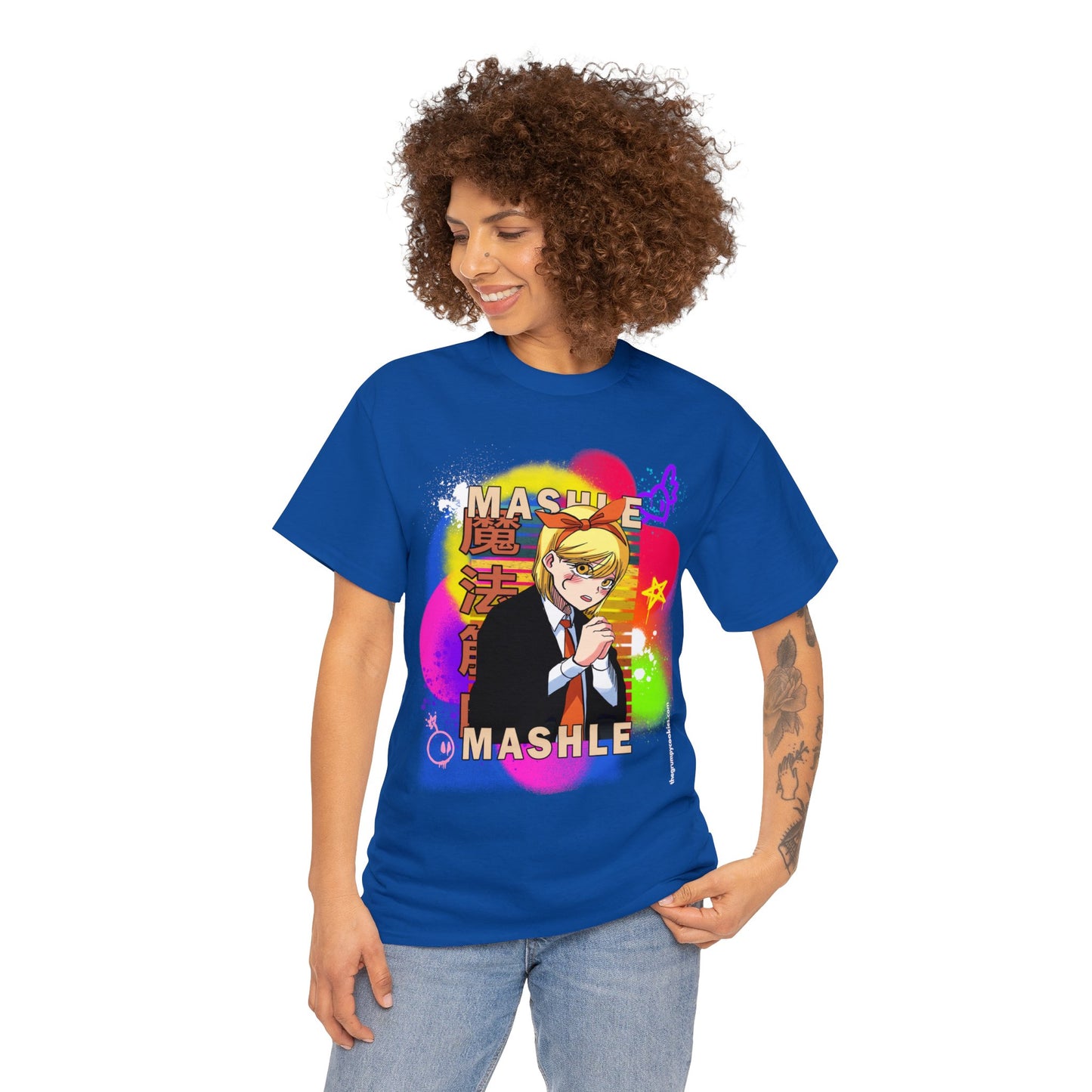 Mashle - Lemon Irvine Graffiti Unisex Heavy Cotton Tee