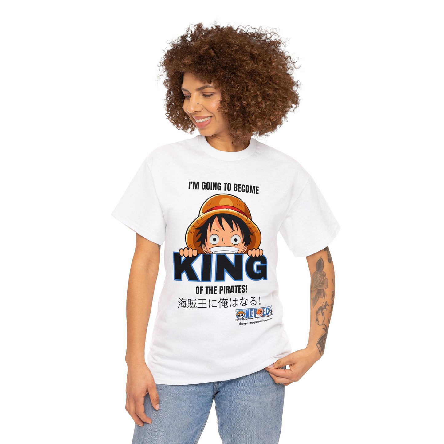 One Piece - King of the Pirates Unisex Heavy Cotton Tee