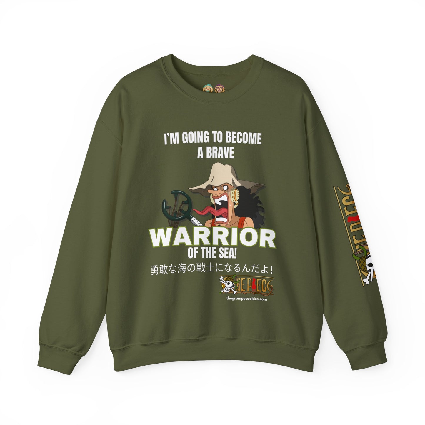 One Piece - Brave-ish Warrior of the Sea Unisex Heavy Blend™ Crewneck Sweatshirt