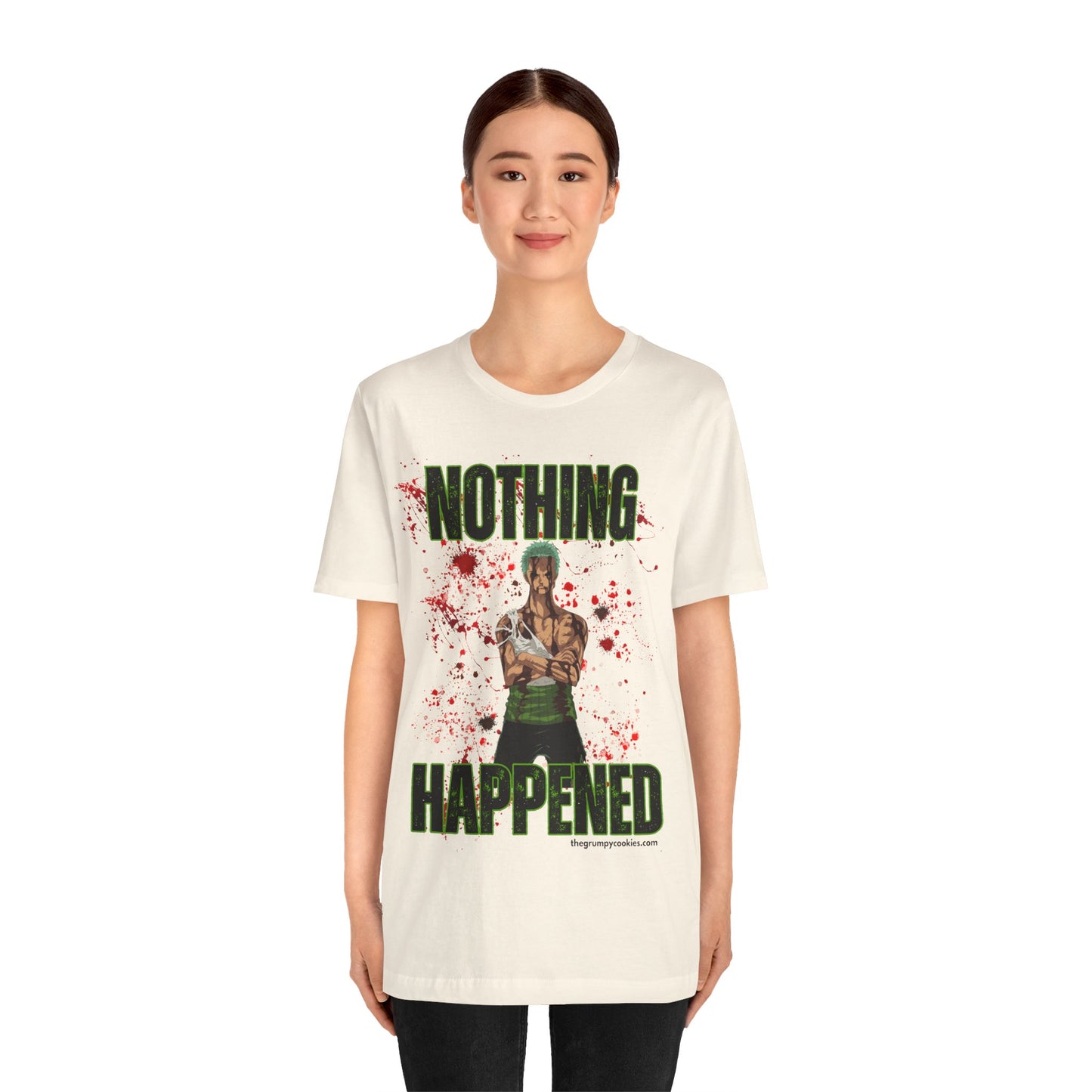 One Piece - Nothing Happened Unisex Jersey Short Sleeve Tee