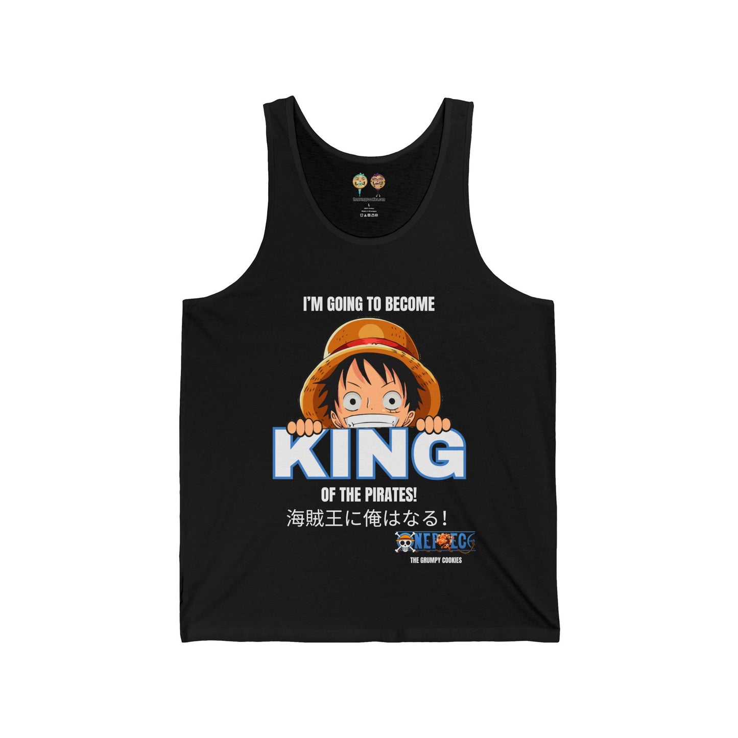 One Piece - Pirate King Luffy Jersey Tank