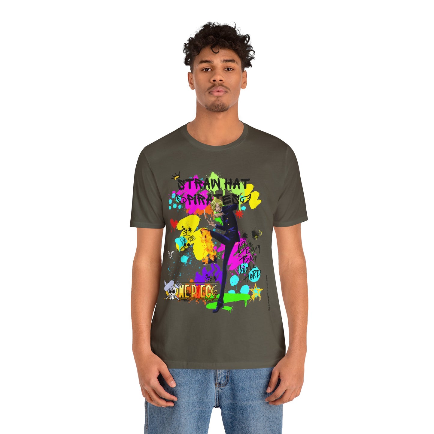 One Piece - Graffiti Sanji Unisex Jersey Short Sleeve Tee