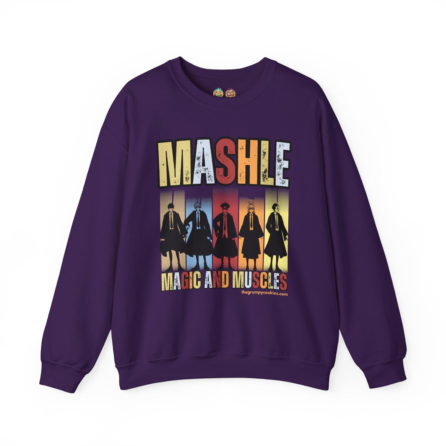 Mashle - Team No Magic Unisex Heavy Blend™ Crewneck Sweatshirt